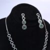 Sparkling Green & Clear Stone Jewelry Set (LC009) - Image 2