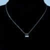 Modern three-ring cylindrical Stainless Steel Pendant (PD0029)