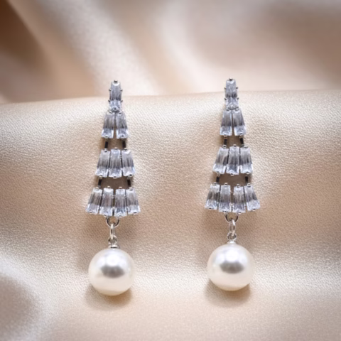 Pearl Drop Stylish Earrings (ER-0039)