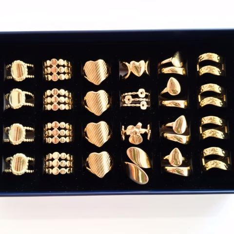 Stainless Steel Rings Collection