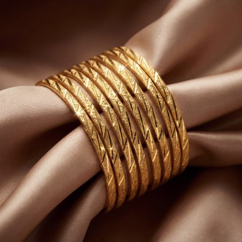 Traditional Style RP Bangles Set For women (BG-0020)