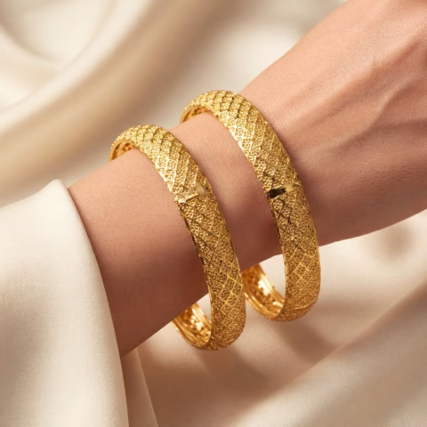 Luxury RP Gold Designer Kangan Pair (BG-0027)